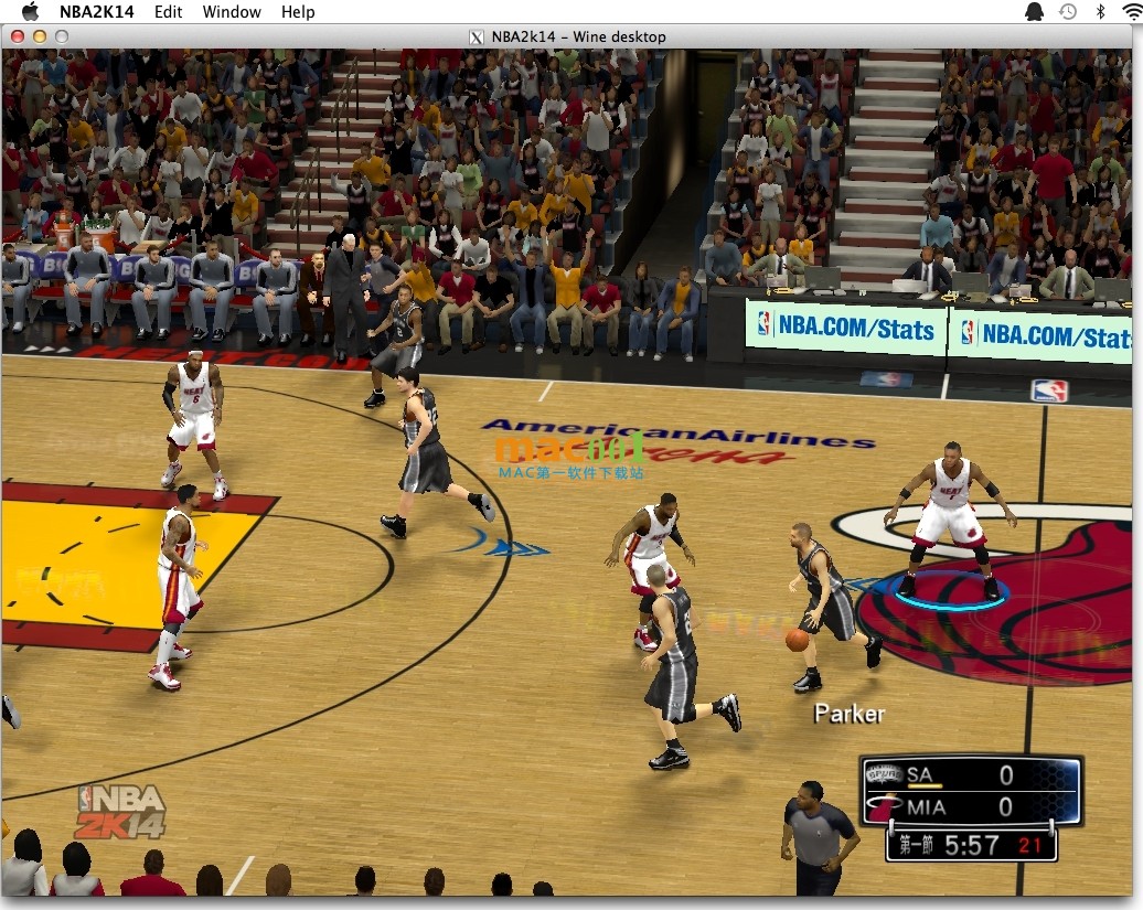 NBA 2K14 for mac NBA篮球游戏