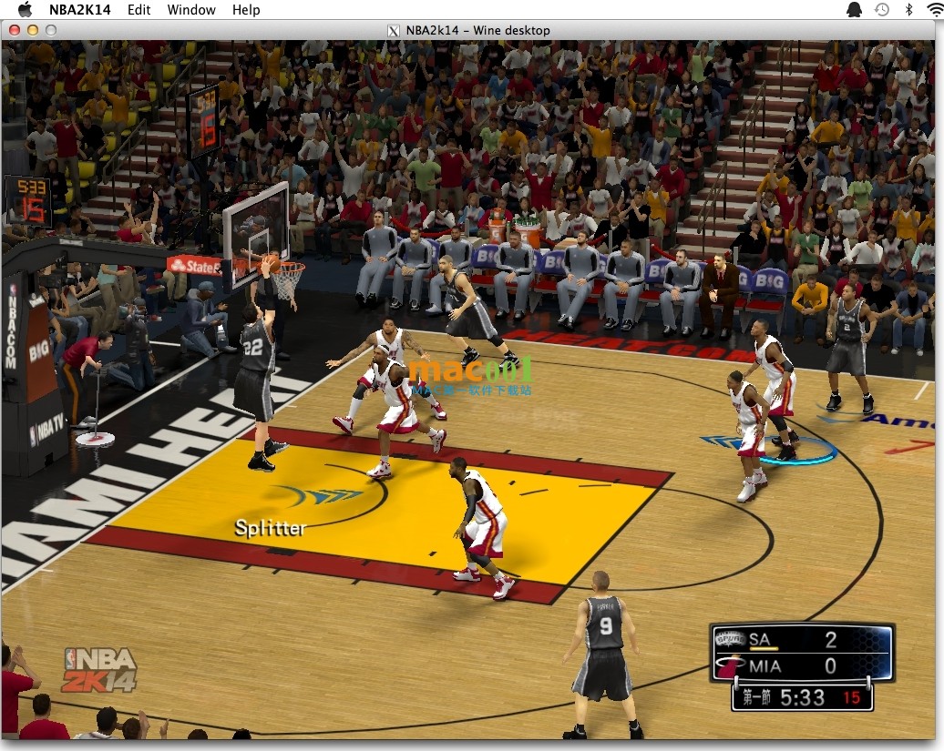 NBA 2K14 for mac NBA篮球游戏